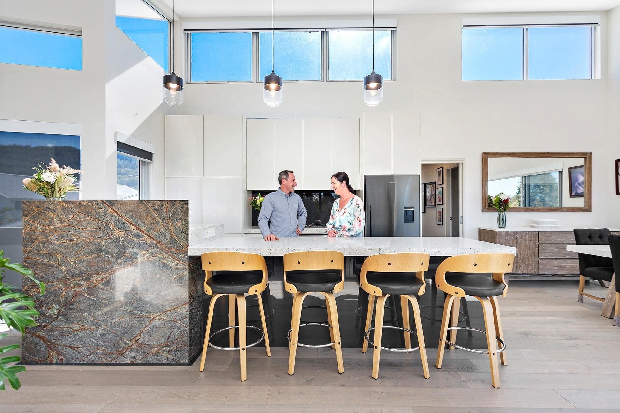 Custom home built by Adlington Homes in the Illawarra
